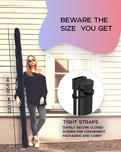 - Projector Screen with Stand 100 inch | Indoor and Outdoor Projection Screen -