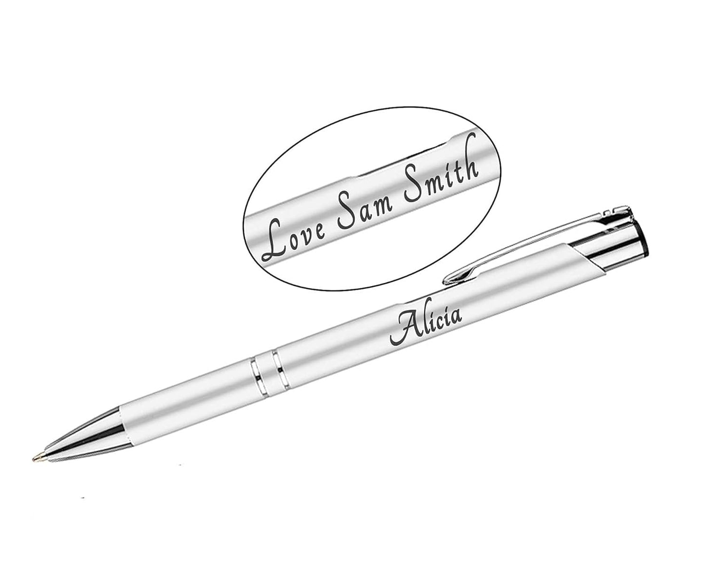 - Personalised Deep Engraved Custom Pen and Pencil Set in Gift Box -