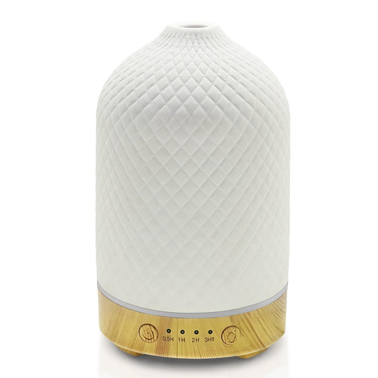- Essential Oil Diffuser | Aromatherapy Air Cool Mist Diffuser | 100ml | Ceramic Aroma Scent Diffusers | Humidifier With Auto Shut Off -