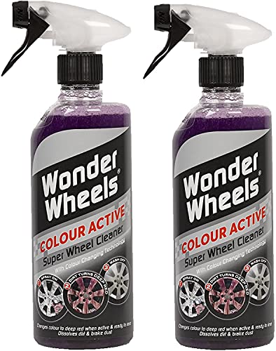 - Wonder Wheels Set of 2 Colour Active Super Wheel Cleaner 600ml