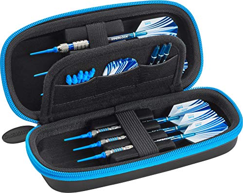 Casemaster Sentry Dart Case, Blue Zipper