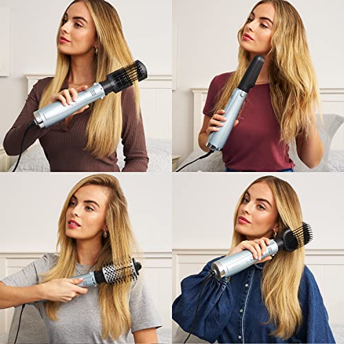 BaByliss Hydro-Fusion 4-in-1 Hair Dryer Brush, 1000W, Air styler, Dry, Smooth, Volume, Straighten in one step