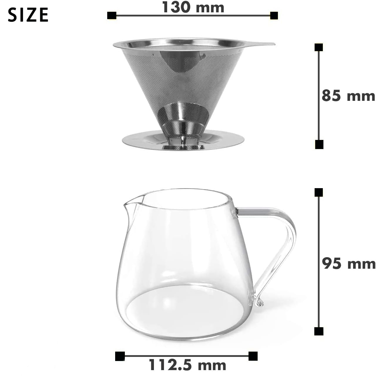 - Vevok Chef Pour Over Coffee Maker Set -