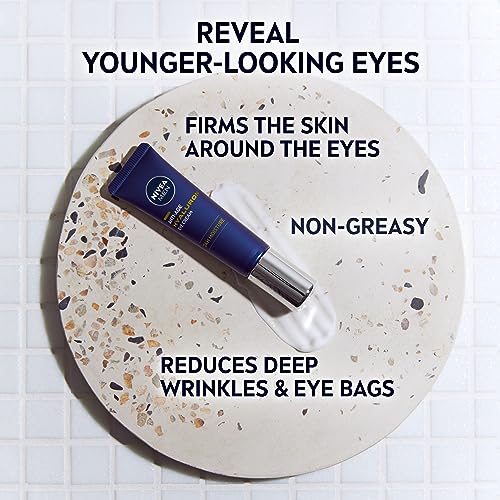 - NIVEA MEN Anti-Age Hyaluron Eye Cream | (15ml) | Men's Eye Cream with Hyaluronic Acid -