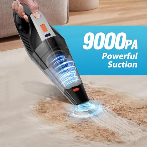 - Hihhy Handheld Vacuum Cleaner | 9000Pa Portable Car Vacuum Cleaner | 135w -