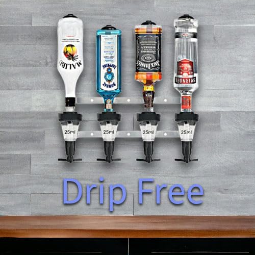 - Professional 2/4/6 Bottle Optics for Home Bar UK Made  | Bar Butler Shot Measure Bracket -