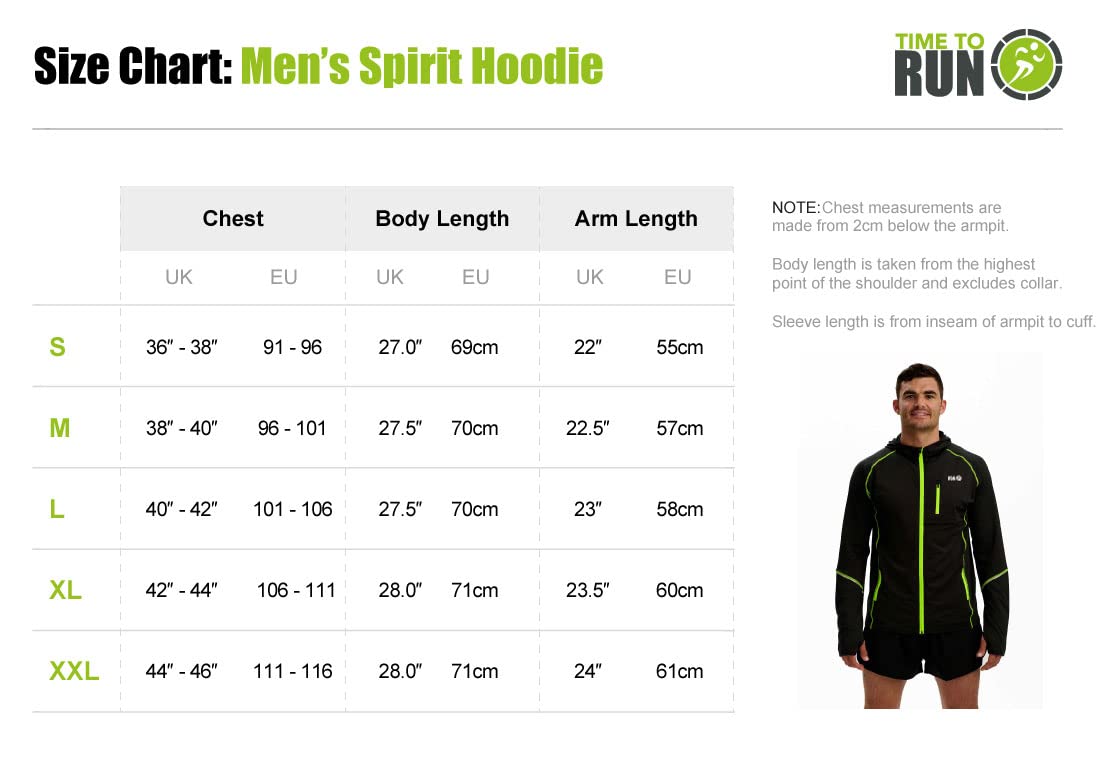 - Men's Running Hoodie Jacket | Thermal Full Zip With Pockets -