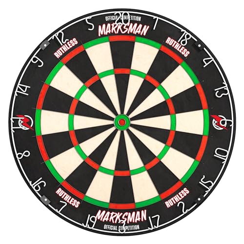 - Ruthless Marksman Dart Board | Professional Level Ultra Thin Wire -
