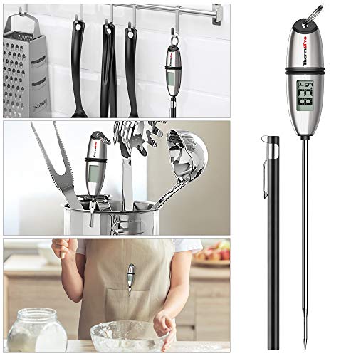- ThermoPro TP02S Digital Meat Thermometer | Instant Read Thermometer for Air Fryers Cooking -
