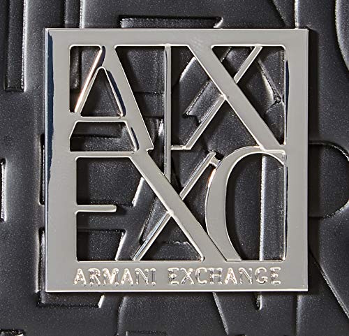Armani Exchange Liz - Small Shoulder Strap, Women’s Bag, Black (Nero Black), 14x8x20 cm (B x H T)