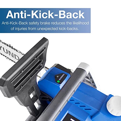 - Hyundai 1600w / 230v | 14" Bar Powerful Electric Chainsaw | Lightweight | 3m Power Cable | Automatic Chain Lubrication | Easy to Use Corded Chain Saw -