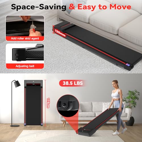 - Sperax Walking Pad Treadmill | Under Desk Treadmill-2.5HP Treadmills for Home -