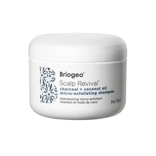 Briogeo Scalp Revival Charcoal + Coconut Oil Micro-Exfoliating Shampoo | Scalp Scrub Treatment to Soothe a Dry, Flaky, Itchy Scalp | Vegan, Phalate & Paraben-Free | 236ml
