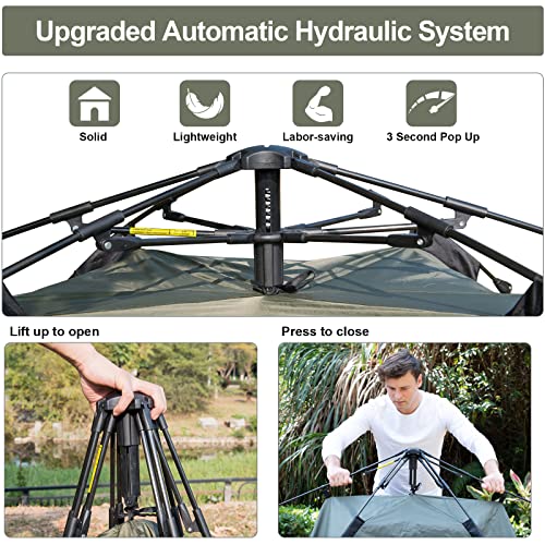 - Mimajor Camping Tent | 2-3 Man Tent | Instant Pop Up Tent -