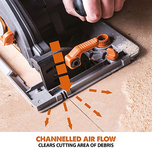 - Evolution Power Tools R185CCS Circular Saw | TCT Multi-Material Blade -