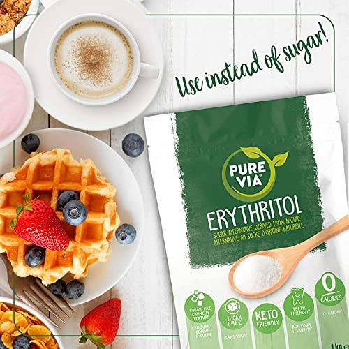 - Pure Via Sugar Alternative Powder | 1KG | Non-GMO Certified -