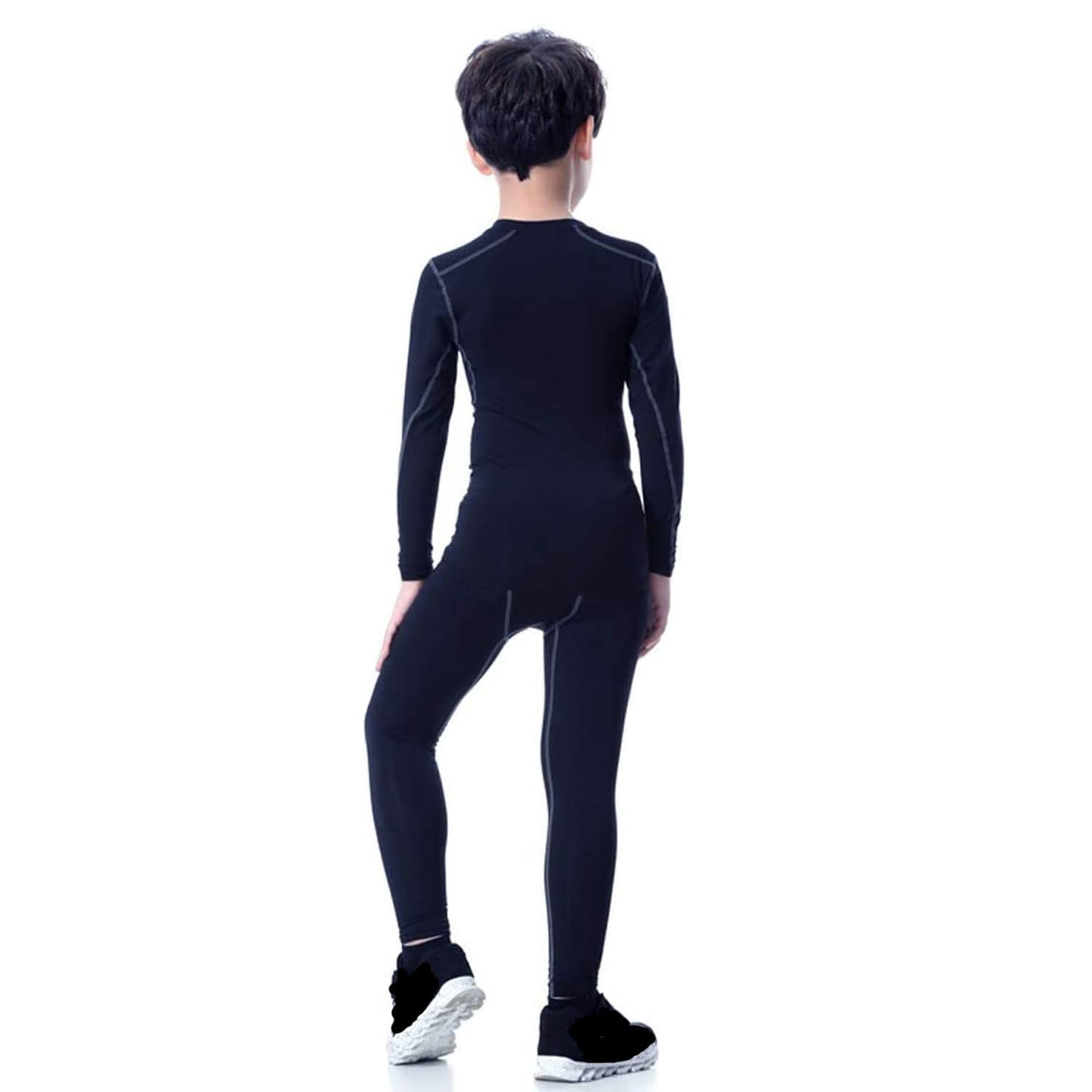- LANBAOSI Kids Boys Ski Base Layer Set | Thermal Underwear Set | Long Sleeve Top and Leggings -