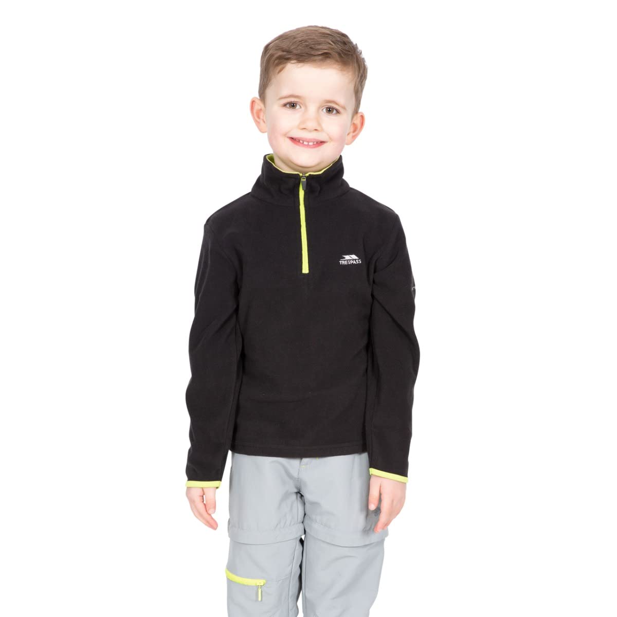 - Trespass | Boys' Etto At100 Microfleece | Black | Size 7 8 UK -