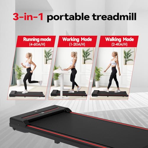 - Sperax Walking Pad Treadmill | Under Desk Treadmill-2.5HP Treadmills for Home -
