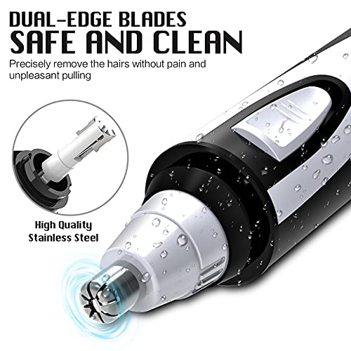 - Ear and Nose Hair Trimmer Clipper | 2024 Professional Painless Eyebrow & Facial Hair Trimmer -