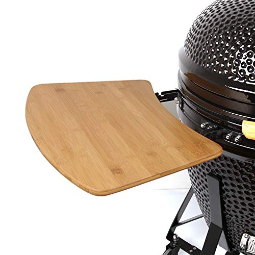 - YNNI KAMADO TQ0C23GR XL 23" Grill, Green with Chipfeeder, BBQ, Ceramic, Egg, Smoker