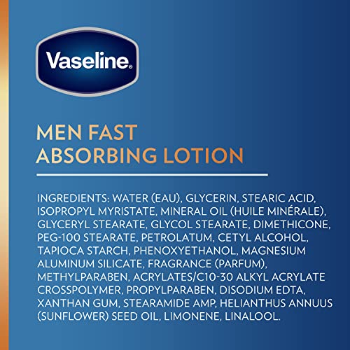- Vaseline Men Lotion, Body & Face, 24.5 Oz. -