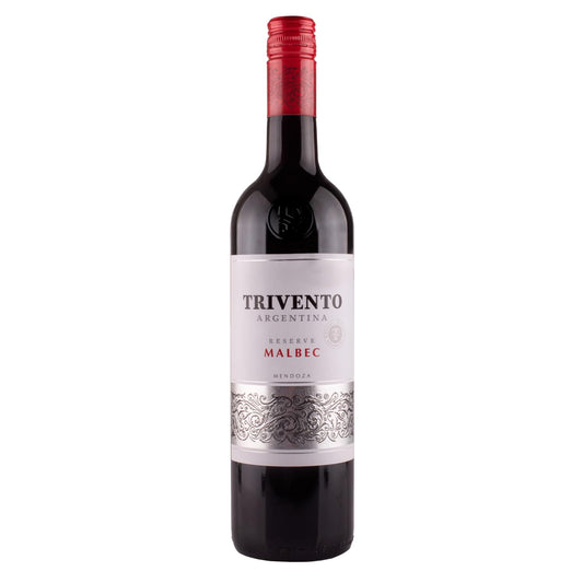 - Trivento | Reserve Malbec Red Wine | Argentina | Sweet & Velvety, (6 x 75cl) -