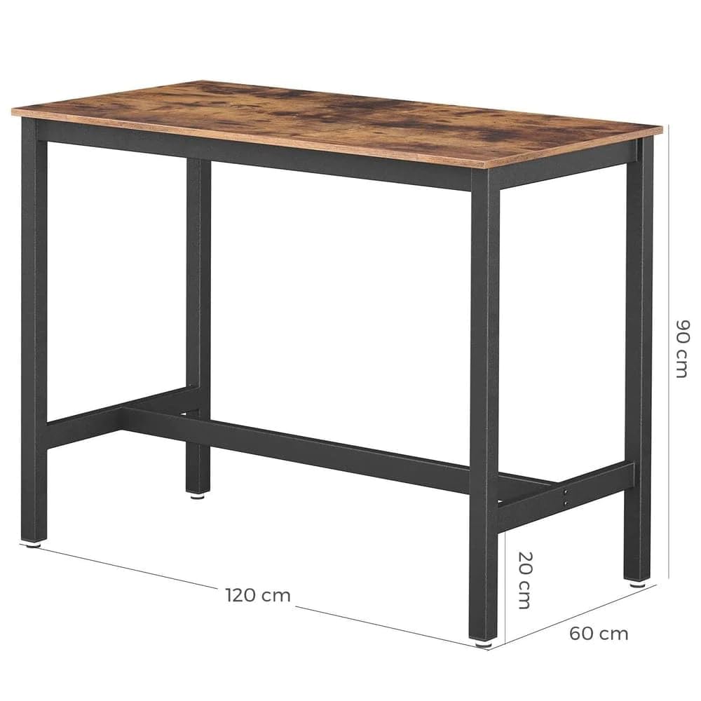 - VASAGLE Bar Table, Industrial Kitchen Table -