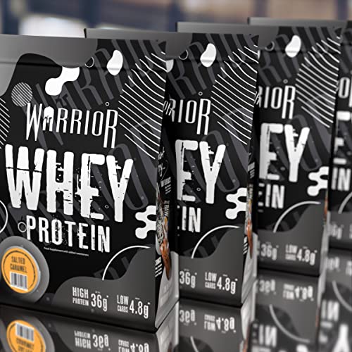 - Warrior Whey Protein Powder – Up to 36g* of Protein Per Shake
