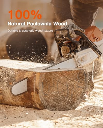 - Pipishell Floating Shelves |  40cm Shelves for wall | Paulownia Wood Wall Shelves -