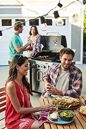 Char-Broil 140736 Professional Series 3400 S - 3 Burner Gas Barbecue Grill with TRU-Infrared™ technology and Side-Burner, Stainless Steel Finish