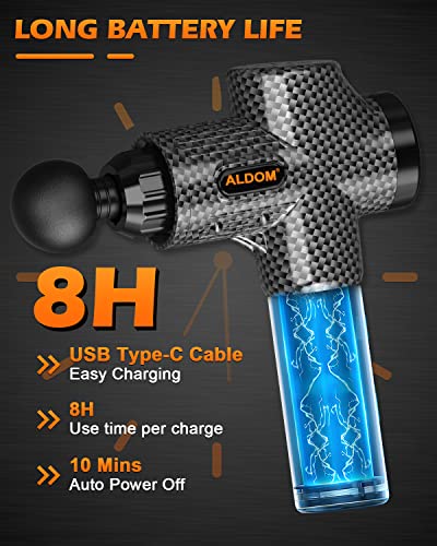 - Massage Gun | ALDOM Massage Gun | Deep Tissue Percussion Massager | 30 Speeds -