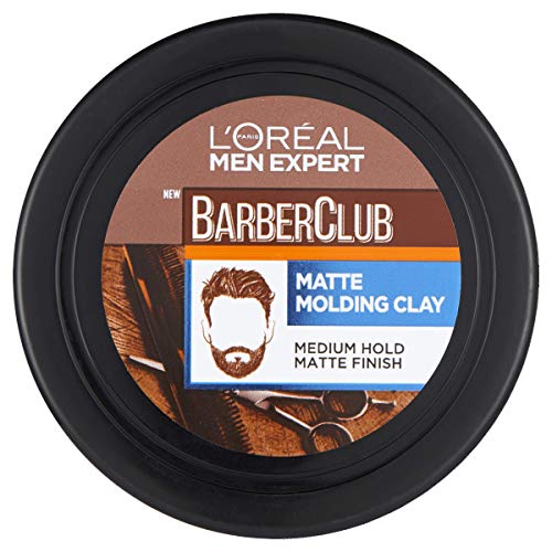 - L'Oreal Paris Men Expert Matt Clay Barber Club | Matte Molding Clay Hair Wax -