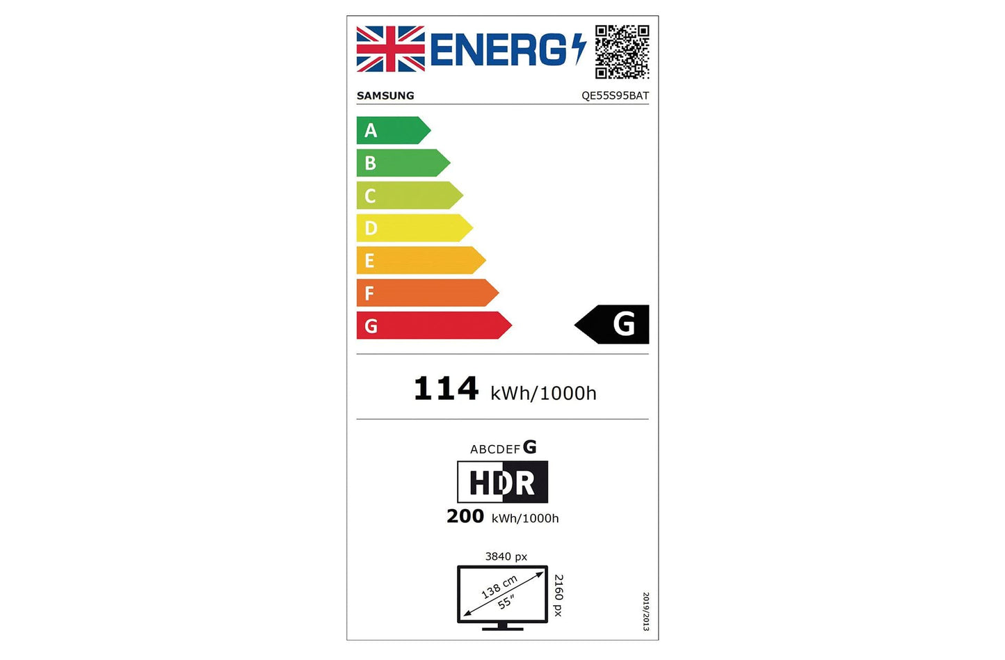 - Samsung OLED TV - S95B 2022 55 inch Smart TV QD OLED 4K Quantum HDR | Built-in Alexa, Dolby Atmos, LaserSlim Design, 100% Colour Volume & Super Ultrawide Gameview -