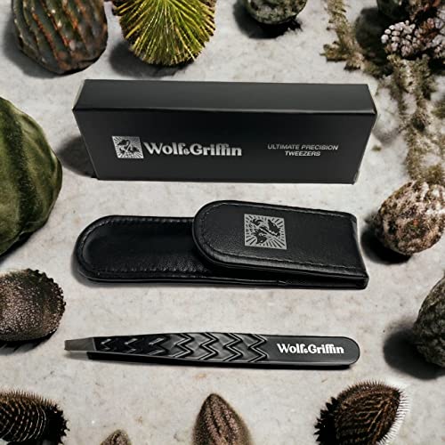 - Wolf & Griffin Black Edition Ultimate Precision Tweezers with Case