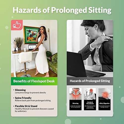 - FLEXISPOT Essential Electric Standing Desk | ONE PIECE Height Adjustable Standing Desk -