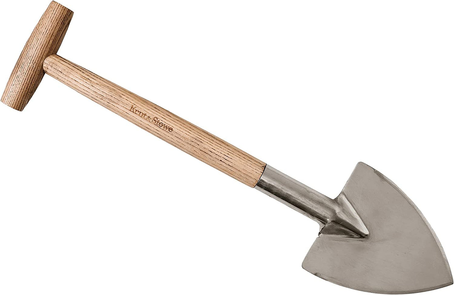 - Kent & Stowe Stainless Steel Perennial Spade | Pointed Head Garden Spade -