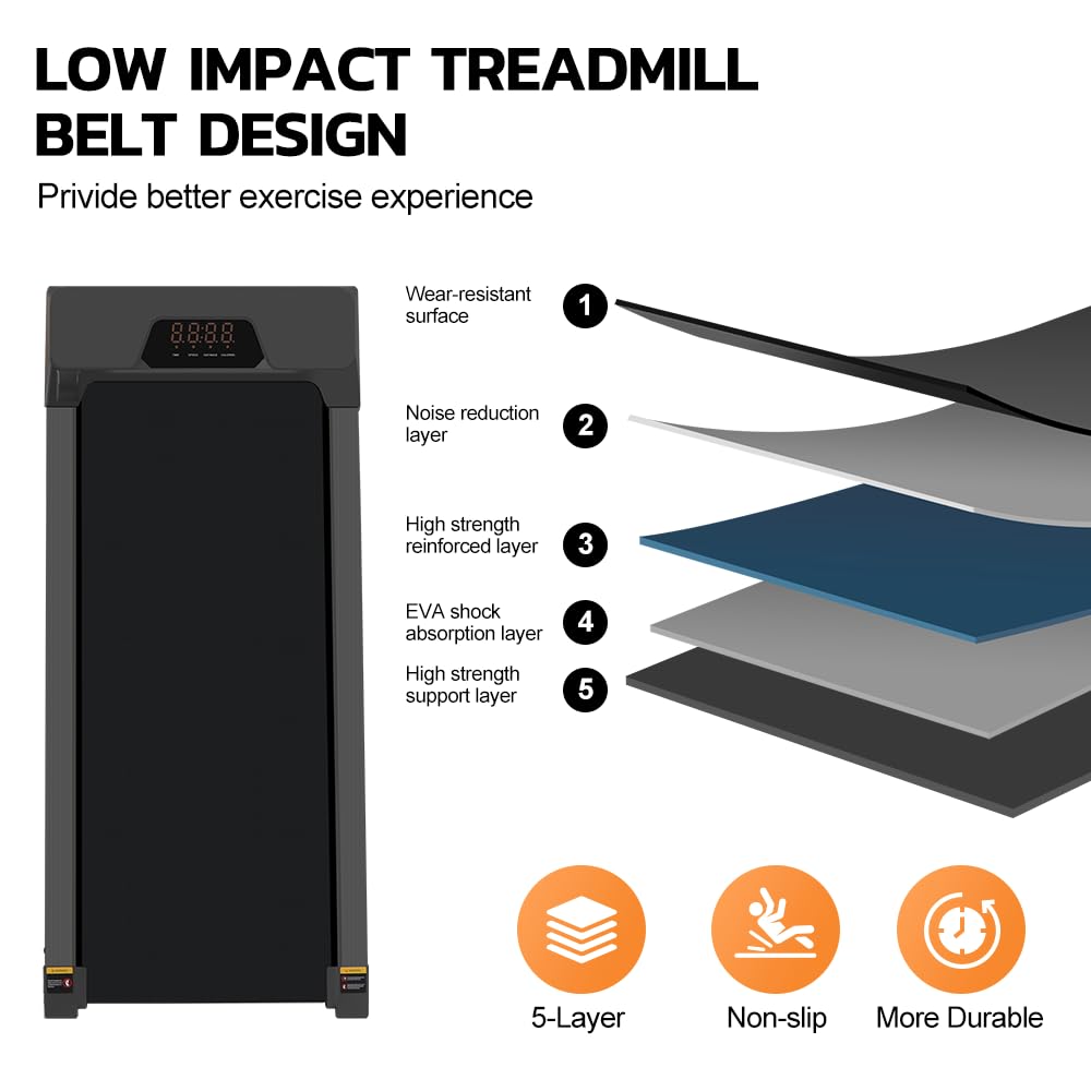 - Panana Treadmill | Under Desk Treadmill for Home Office Gym -