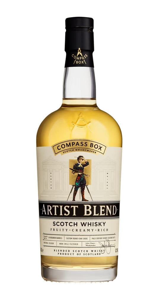 Compass Box Artist Blend Scotch Whisky, 70cl | Fruity & Creamy | 43%