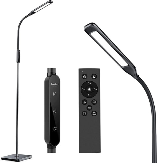 - Lastar LED Floor Lamp | Reading Standing Lamp with Remote and Touch Control -