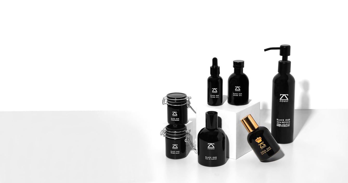 - ZOUSZ Beard Oil For Men - Black Oud & Sandalwood Scent, Beard Growth & Conditioning With Natural & Organic Essential Oils