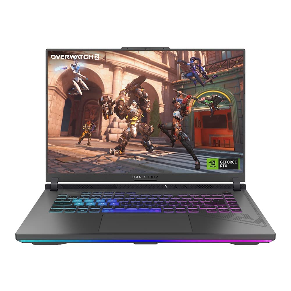 ASUS ROG Strix 16 G614JIR 16.0" WUXGA 165Hz Gaming Laptop (Intel i9-14900HX, NVIDIA GeForce RTX 4070 Laptop GPU, 16GB RAM, 1TB PCIe SSD, Windows 11 Home)