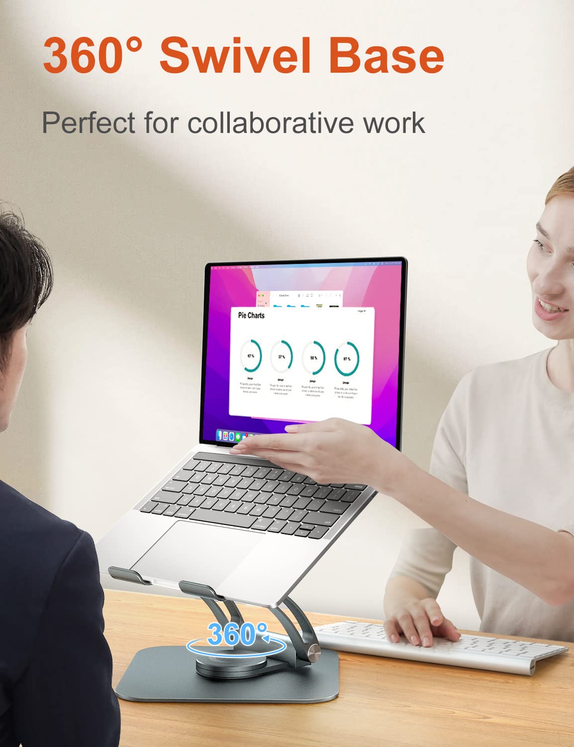 - tounee Adjustable Laptop Stand for Desk | Ergonomic Laptop Holder -