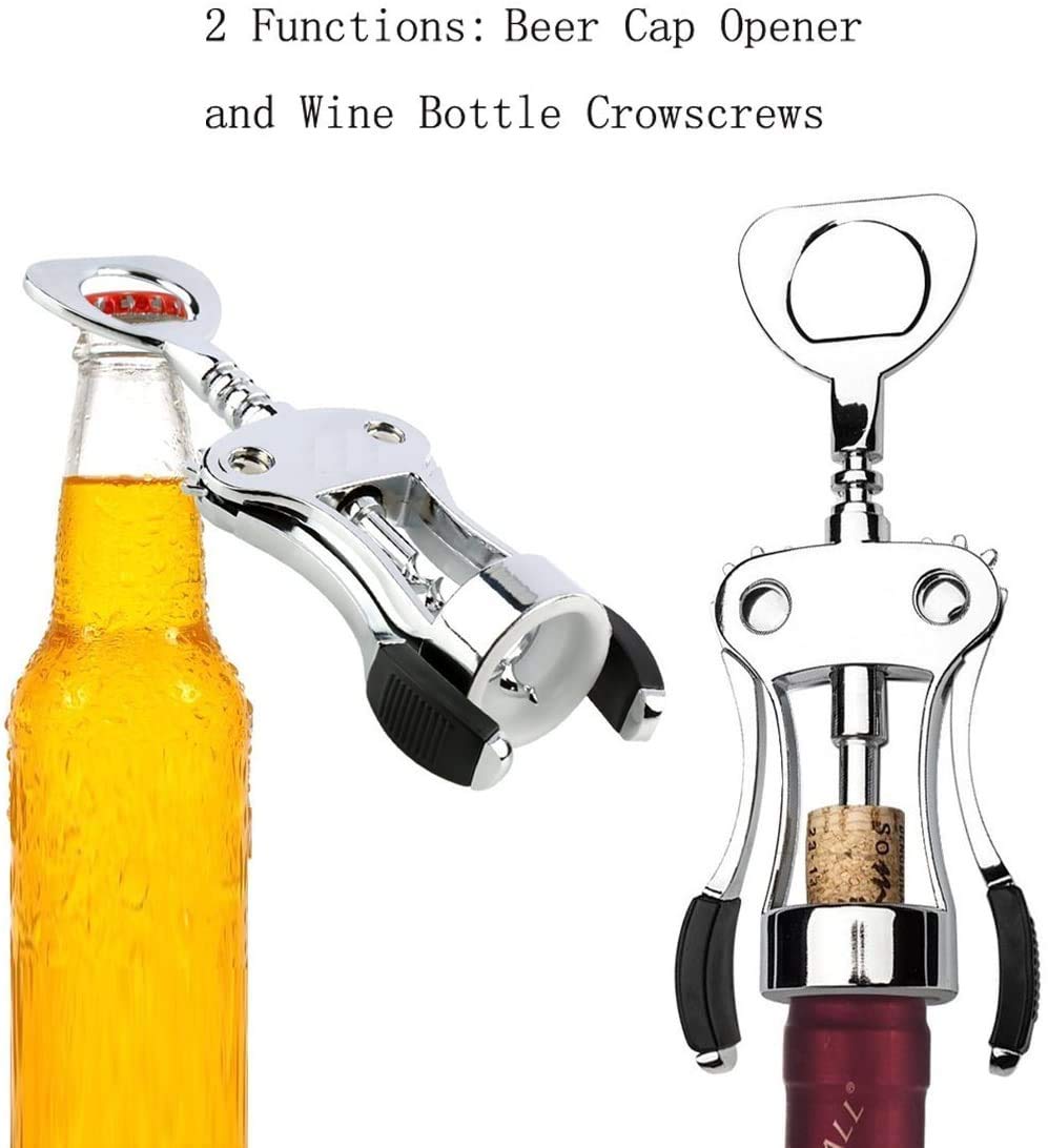 - Wing Corkscrew Stainless Steel Wine Opener.