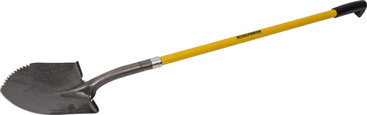 - Roughneck ROU68044 | Long Handled Serrated Edge Shovel | Yellow & Black