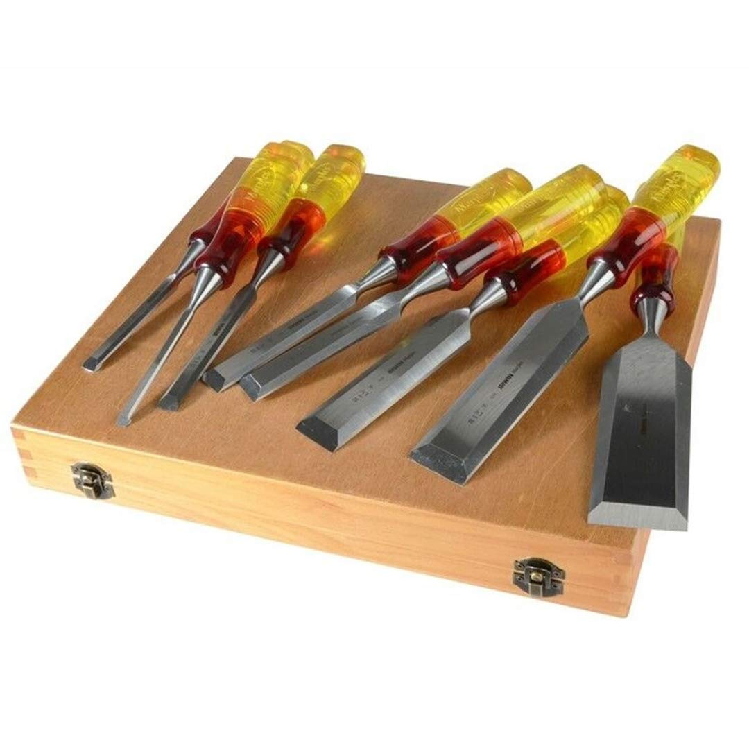 - XMS Irwin XMS18S373S8 Marples Limited Edition Splitproof Chisel Set 8 Piece, Wood