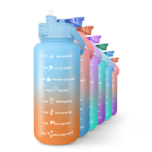 - KAYMAN 2L Motivational Water Bottle With Lockable Lid | Removable Straw And Handle –