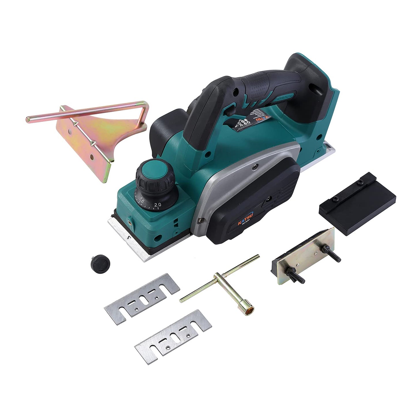 - KATSU Cordless Planer | 21V/18V | Electric Hand Planer with 82mm Width and 2mm Depth -