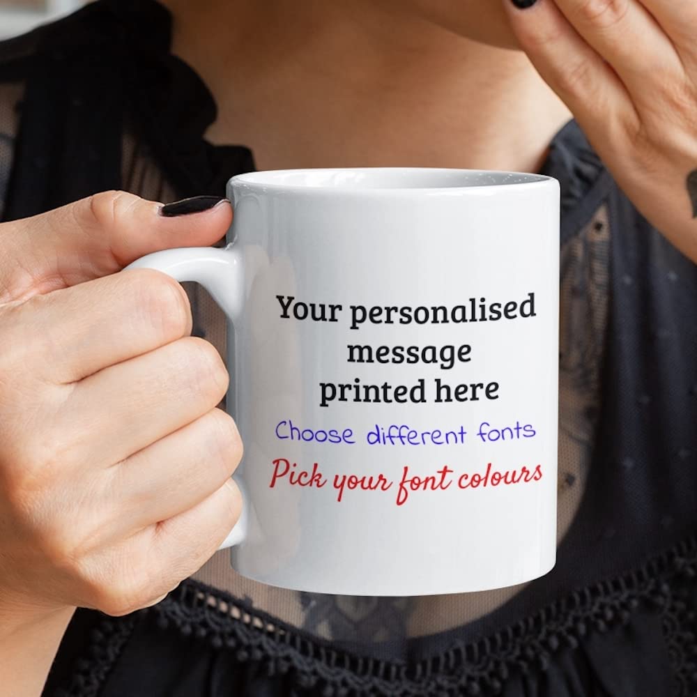 - Personalised Mug | Printed with Your Photo and Text or Logo -