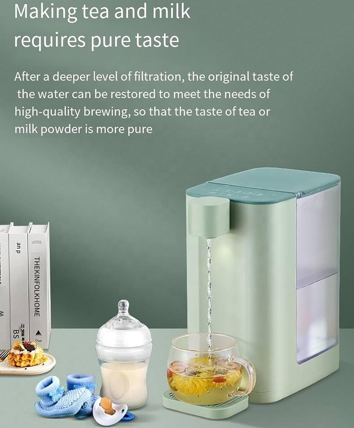 - Instant Hot Water Dispenser Countertop Water Boiler | Coffee with Fast Heating Function -